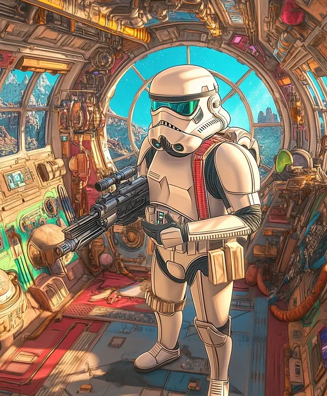 Hyperrealistic Star Wars Caricatures
