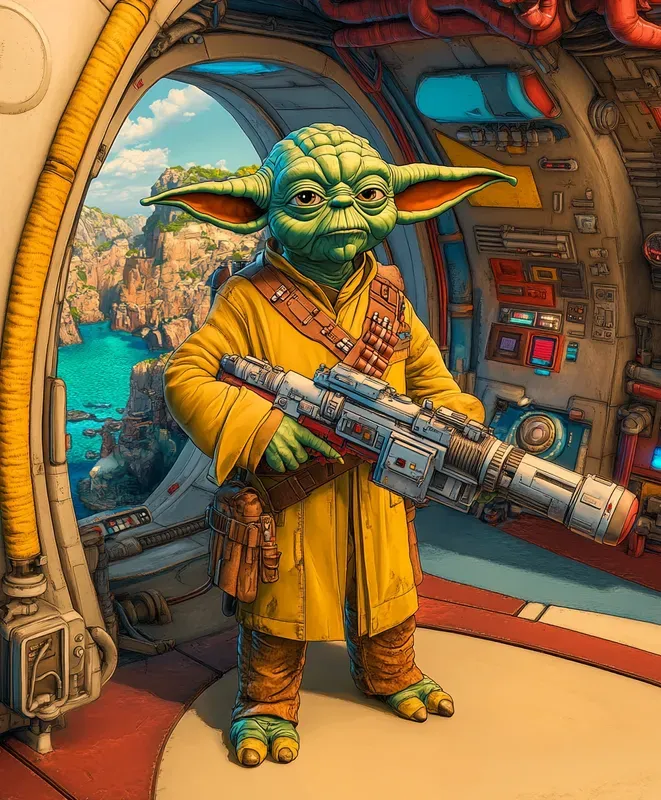 Hyperrealistic Star Wars Caricatures