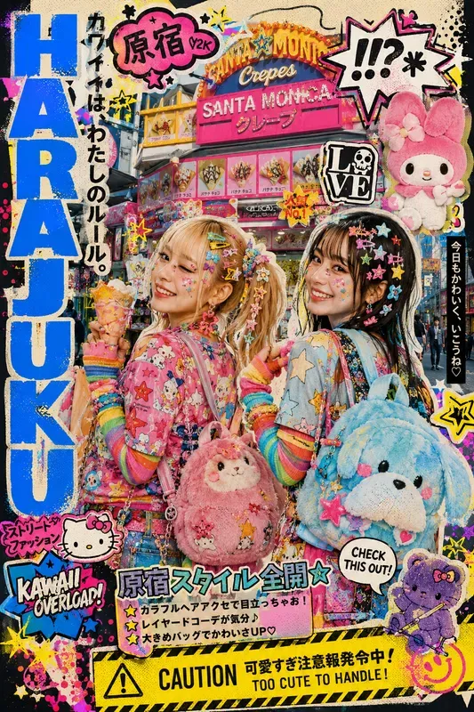 Y2k Harajuku Maximalist Collages