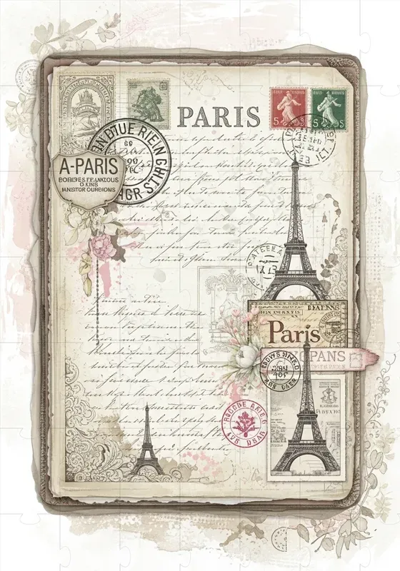Shabby Chic Vintage Journal Pages