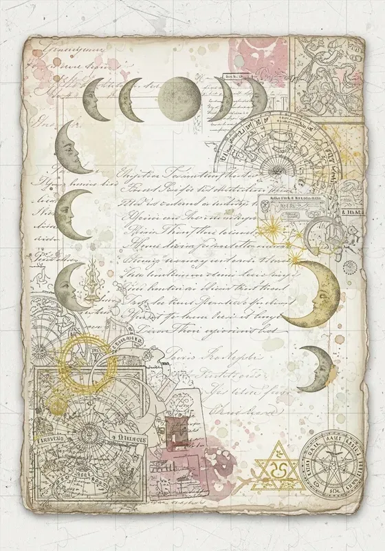 Shabby Chic Vintage Journal Pages