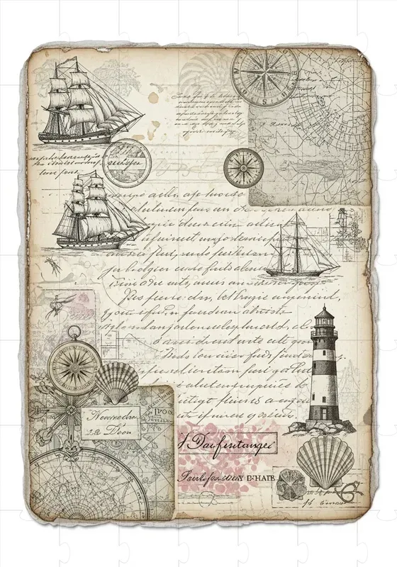 Shabby Chic Vintage Journal Pages