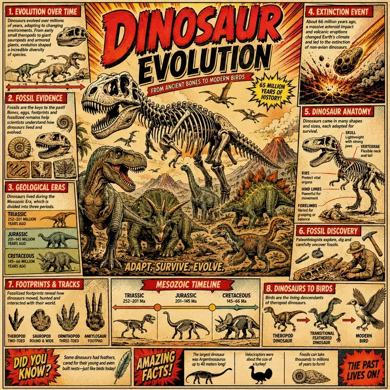 Retro Comic Infographic Masters