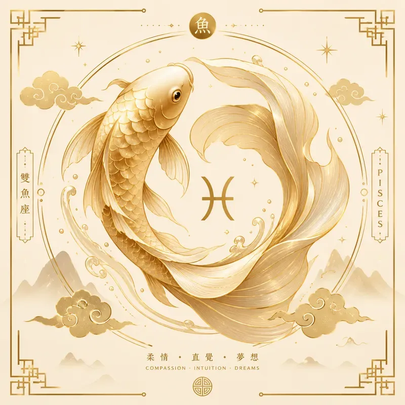 Luxury Golden Zodiac Animal Illustrations