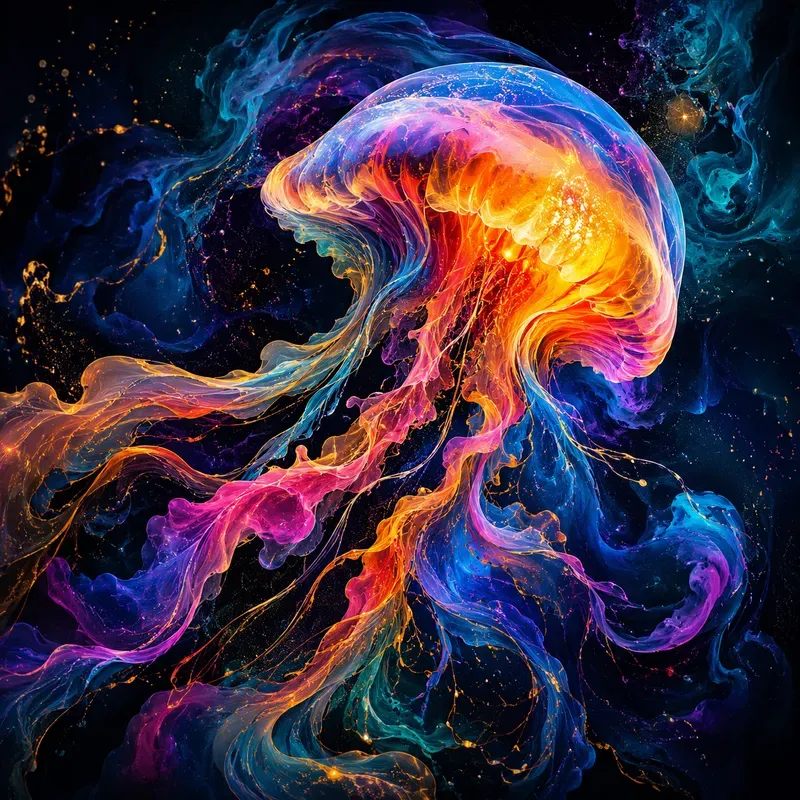 Abstract Vibrant Dream Art