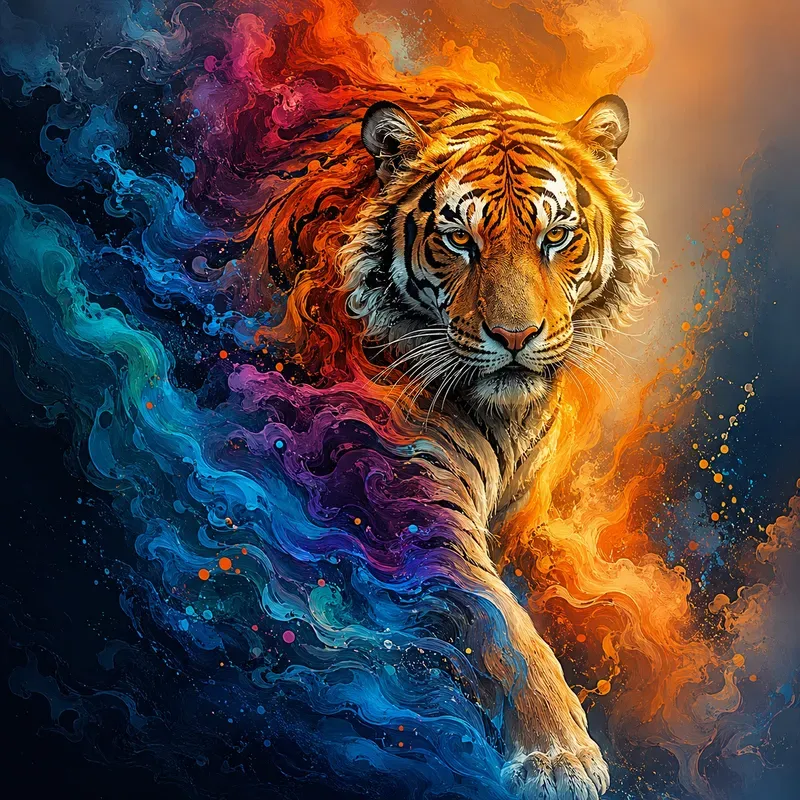 Abstract Vibrant Dream Art