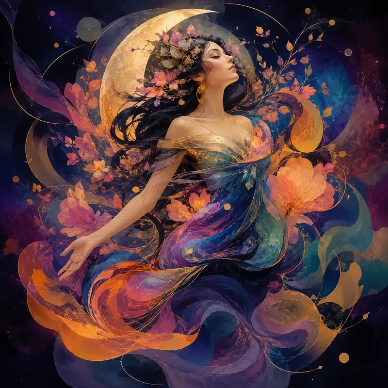 Abstract Vibrant Dream Art
