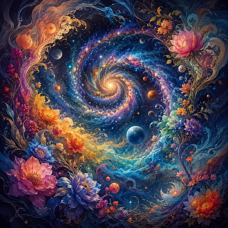 Abstract Vibrant Dream Art