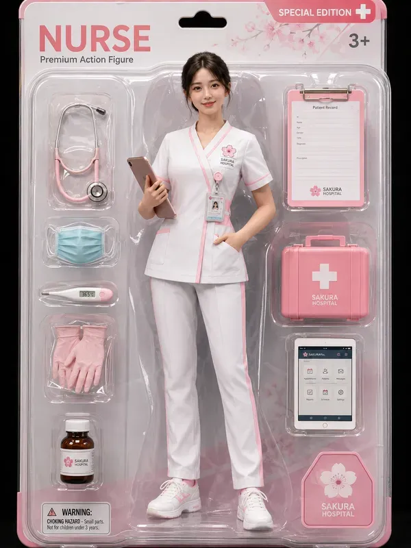 Beautiful Nurse Action Figures