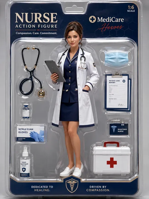 Beautiful Nurse Action Figures