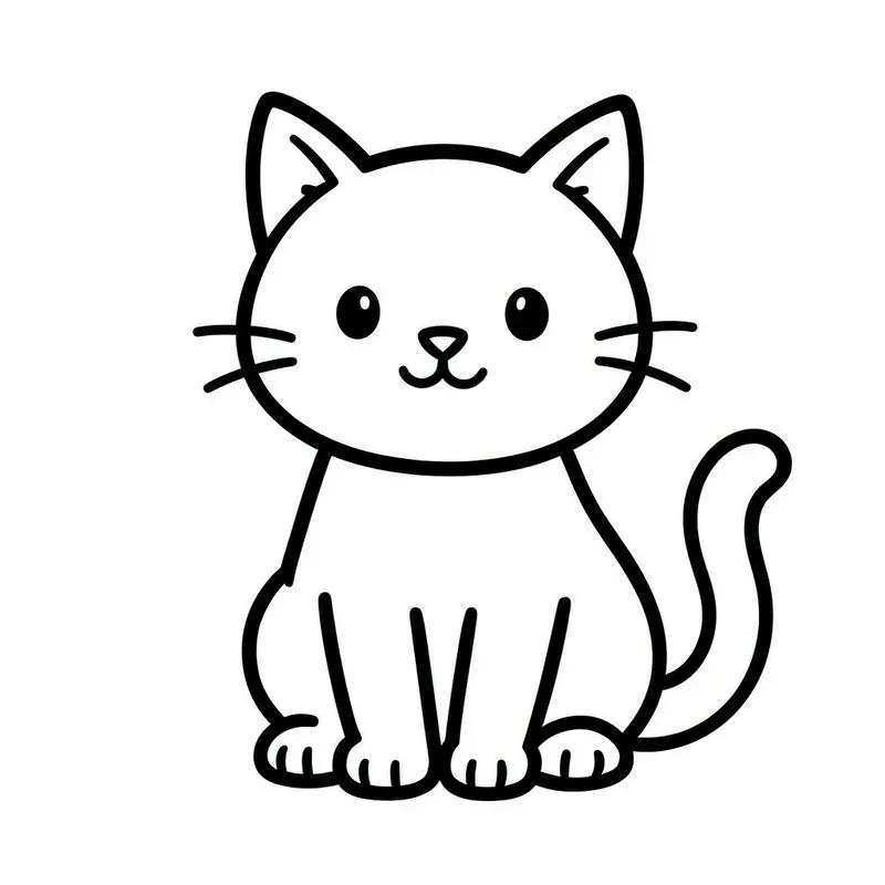 Cute Animal Coloring Pages Outlines