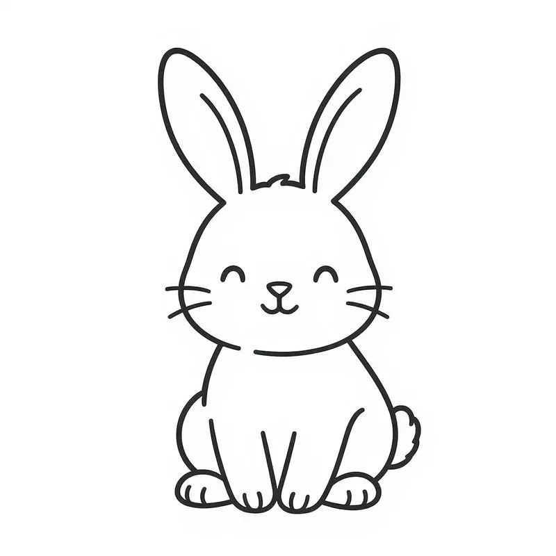 Cute Animal Coloring Pages Outlines