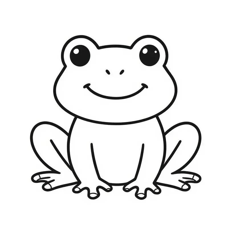 Cute Animal Coloring Pages Outlines