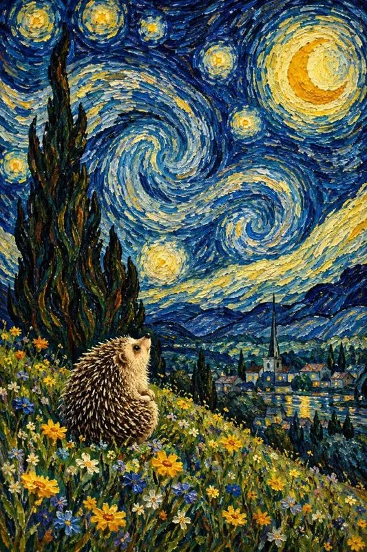 Van Gogh Style Pet Portraits