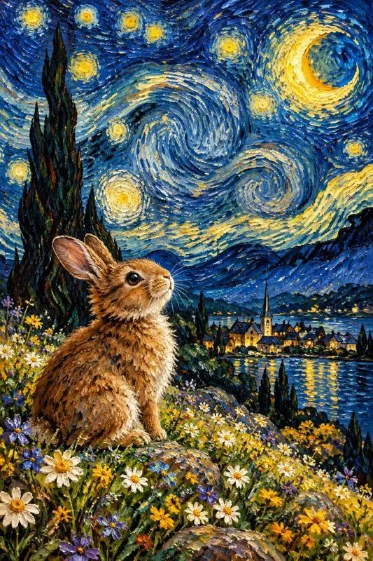 Van Gogh Style Pet Portraits