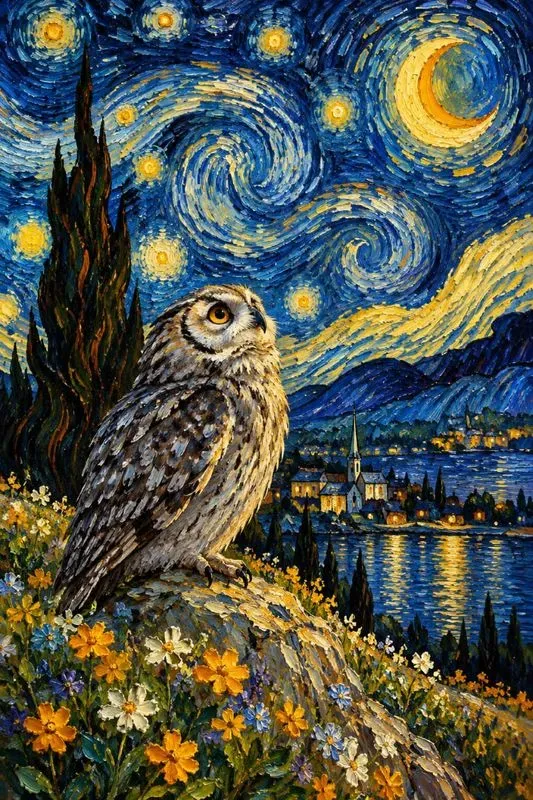 Van Gogh Style Pet Portraits