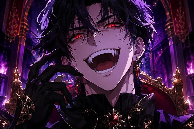 Sinister Evil King Morning Garden Smiles