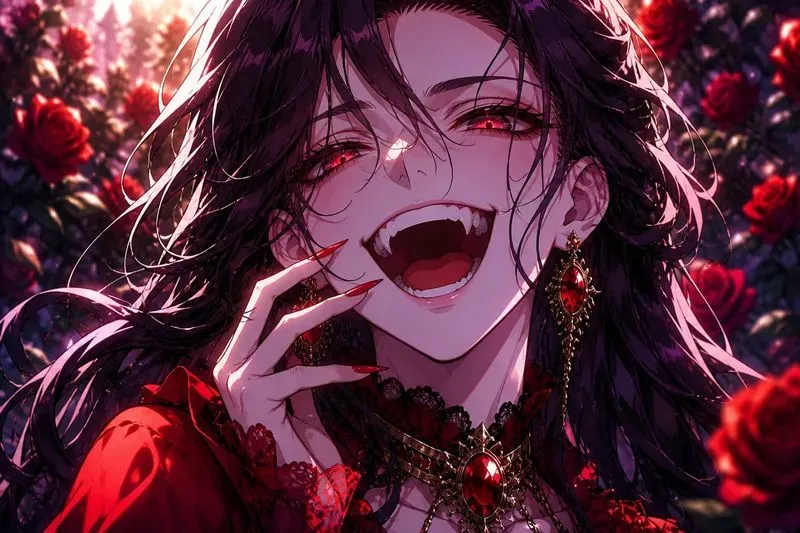 Sinister Evil King Morning Garden Smiles