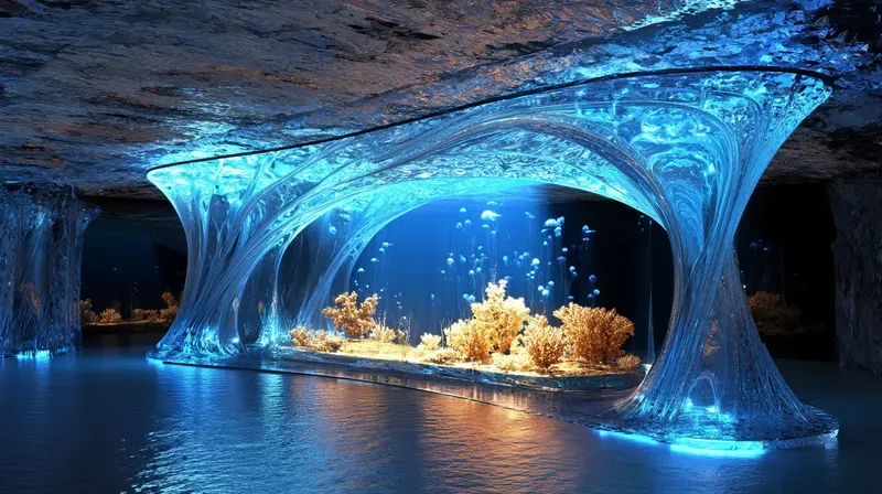Architectural Crystal Aquariums