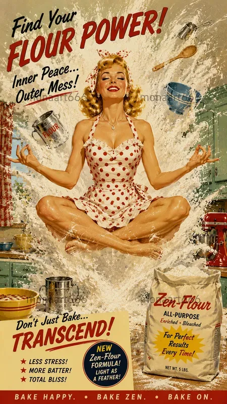 Chic Chaos Retro Domestic Satires