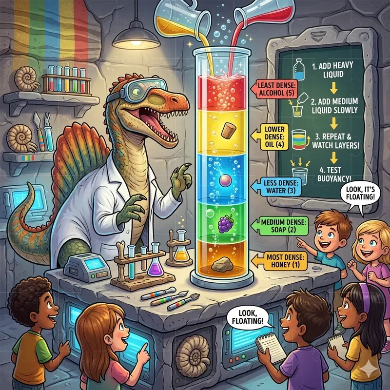 Dinosaur Science Lab Education Cartoons