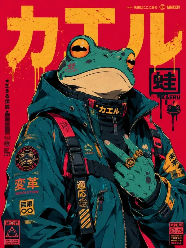 Cool Anime Manga Retro Poster Tshirts