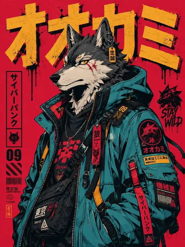 Cool Anime Manga Retro Poster Tshirts