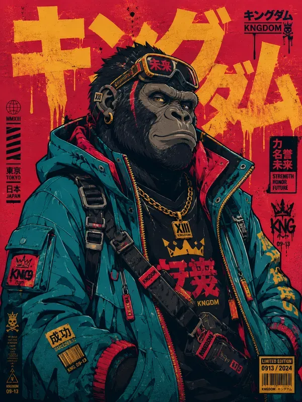 Cool Anime Manga Retro Poster Tshirts