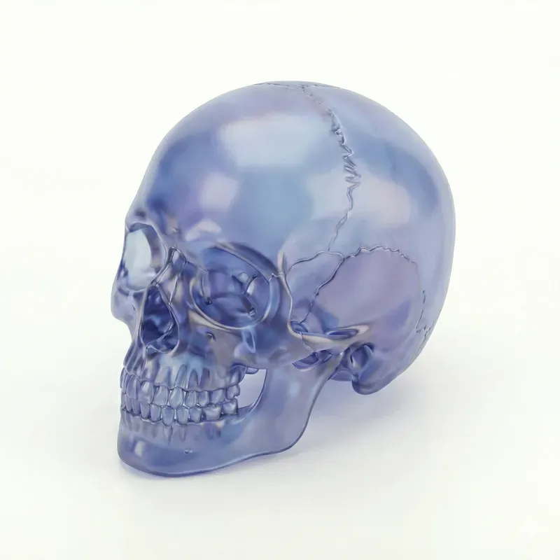 3D Glass Human Anatomy Icons