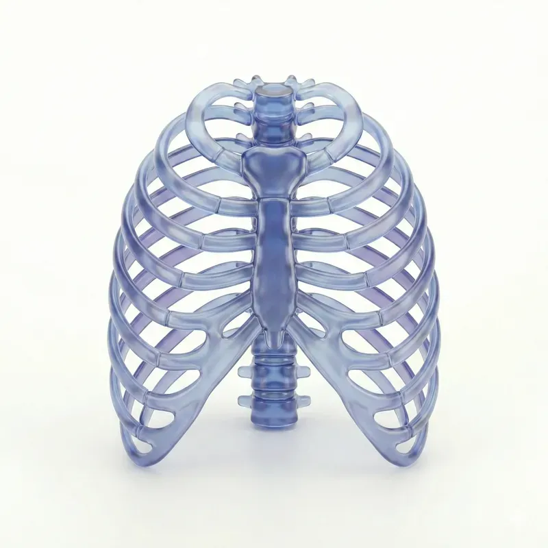 3D Glass Human Anatomy Icons
