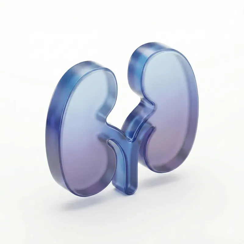 3D Glass Human Anatomy Icons