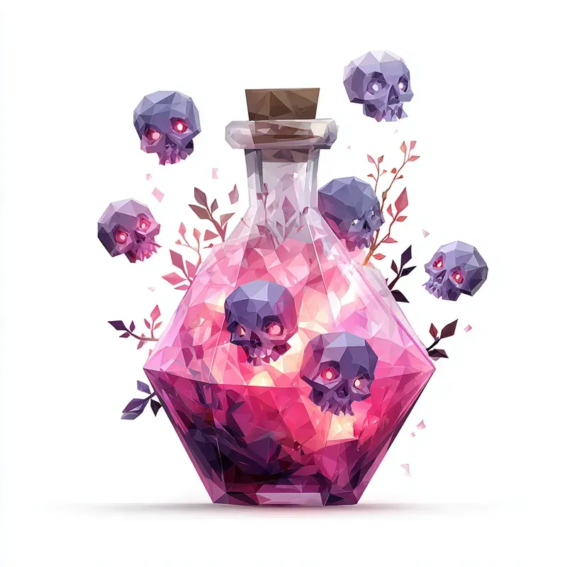 Free Clipart Lowpoly Halloween Magic