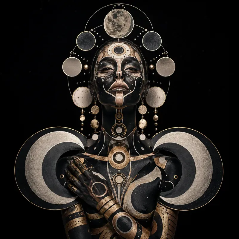 Avantgarde Body Art Portrait Masterpieces