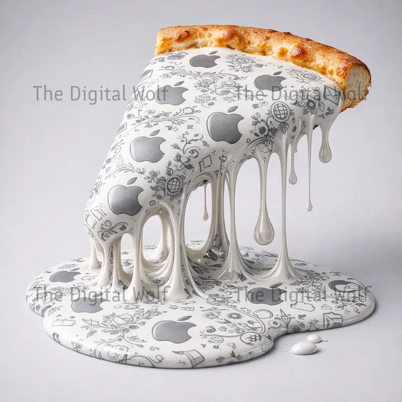 Melting Brand Pizza Art