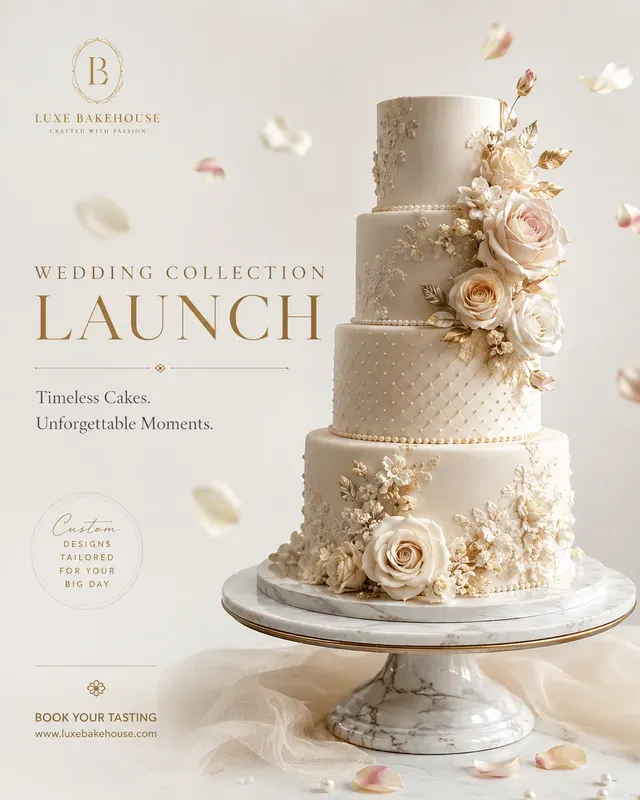 Luxury Cake Advertisement Generator