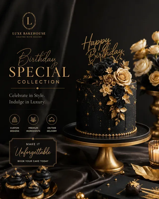 Luxury Cake Advertisement Generator