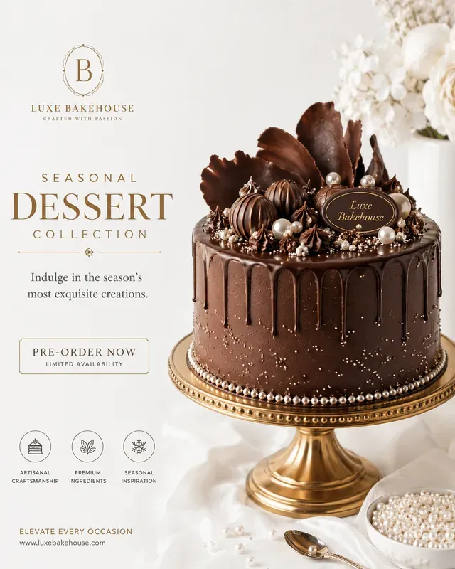 Luxury Cake Advertisement Generator