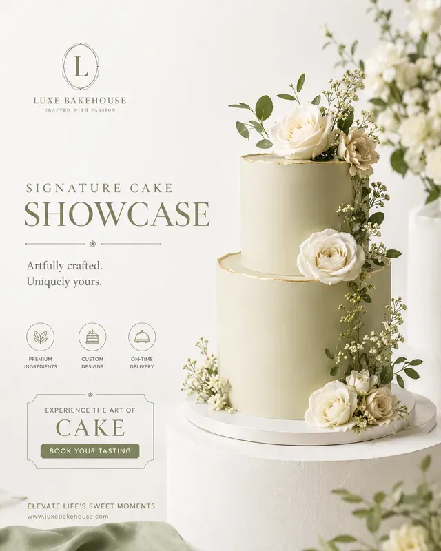 Luxury Cake Advertisement Generator