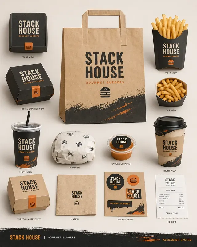 Fast Food Packaging System Generator