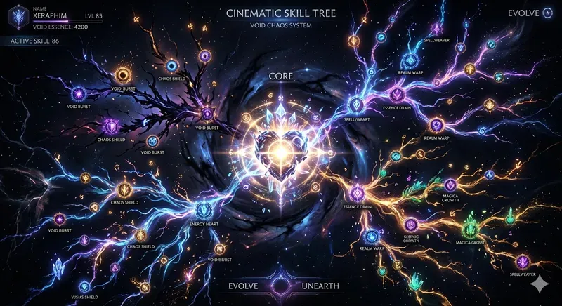 Living Skill Tree Generator Cinematics