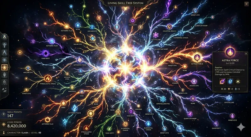 Living Skill Tree Generator Cinematics