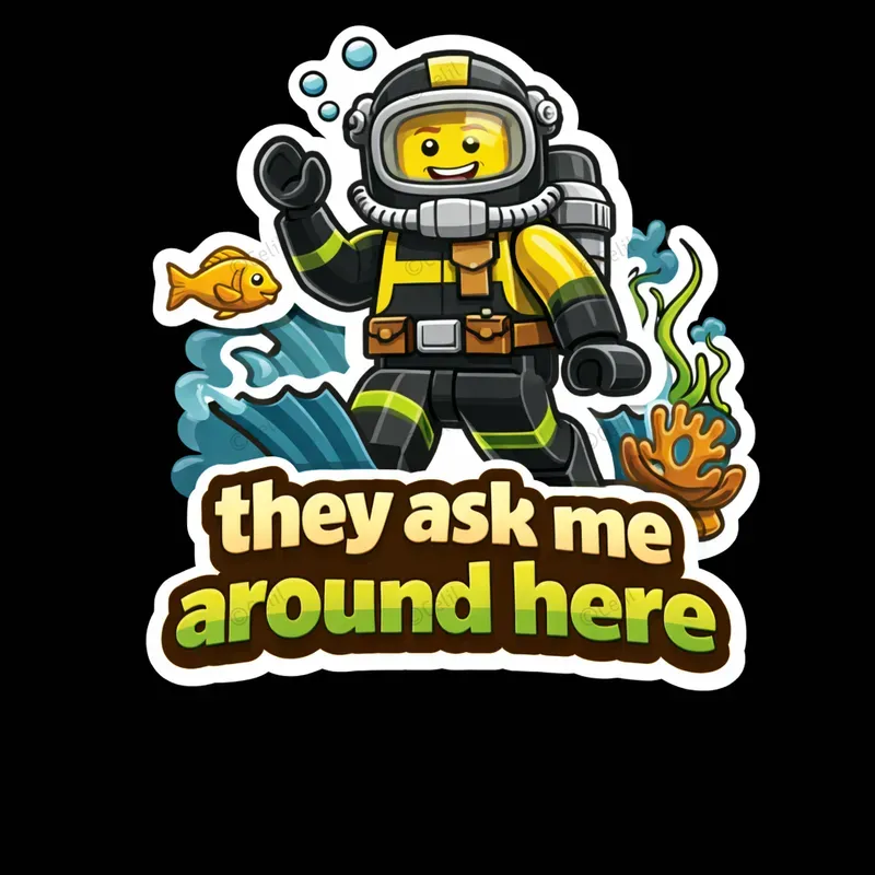 Lego Style Hero Stickers