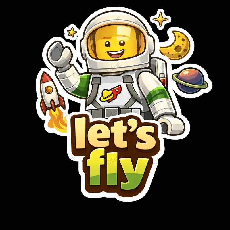 Lego Style Hero Stickers