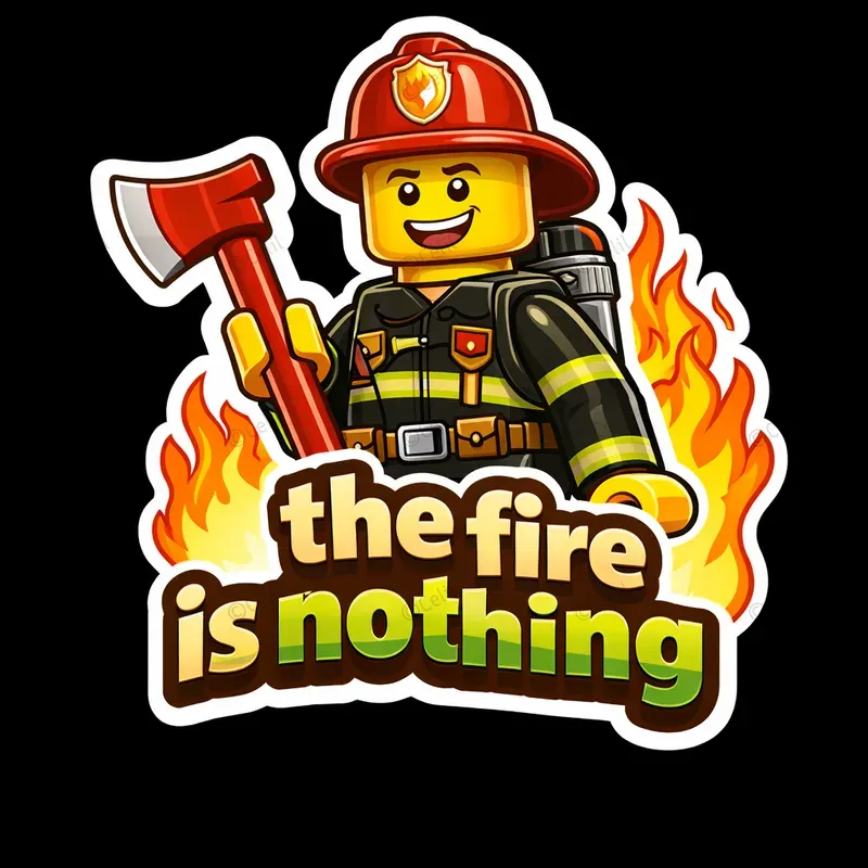Lego Style Hero Stickers