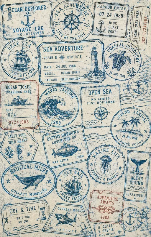 Stamp Collage Posters
