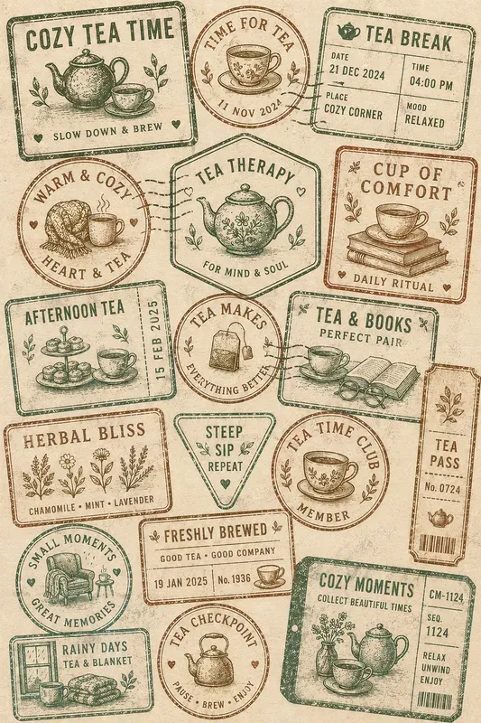 Stamp Collage Posters