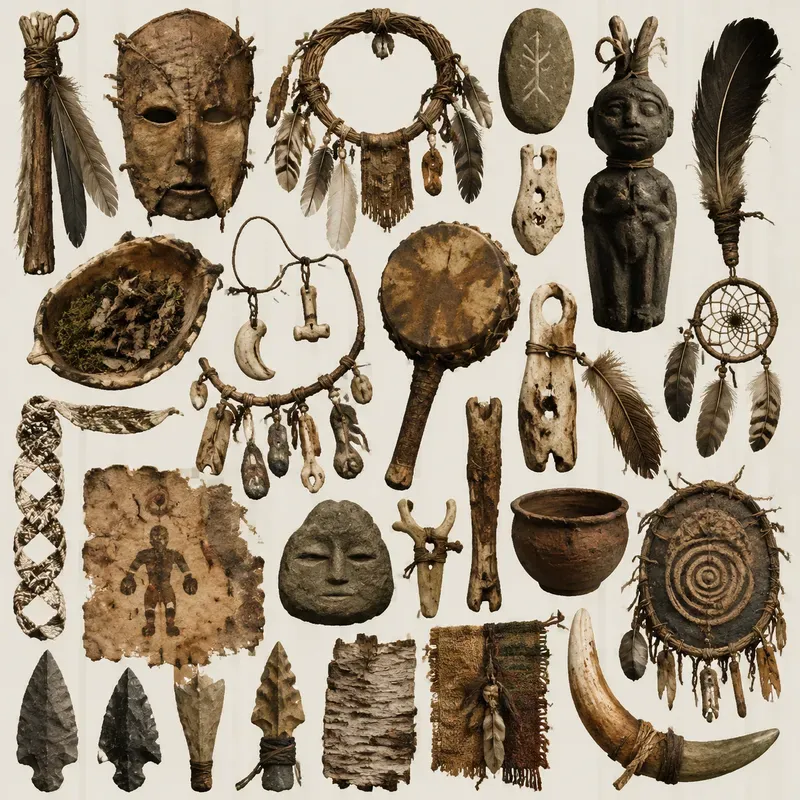 Junk Journal Tribal Artifact Ephemera
