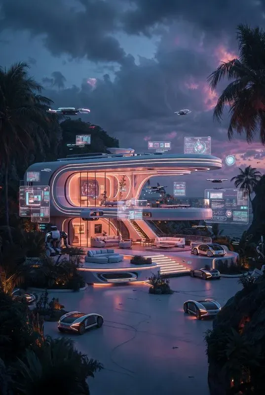 Futuristic Smart Homes 8K