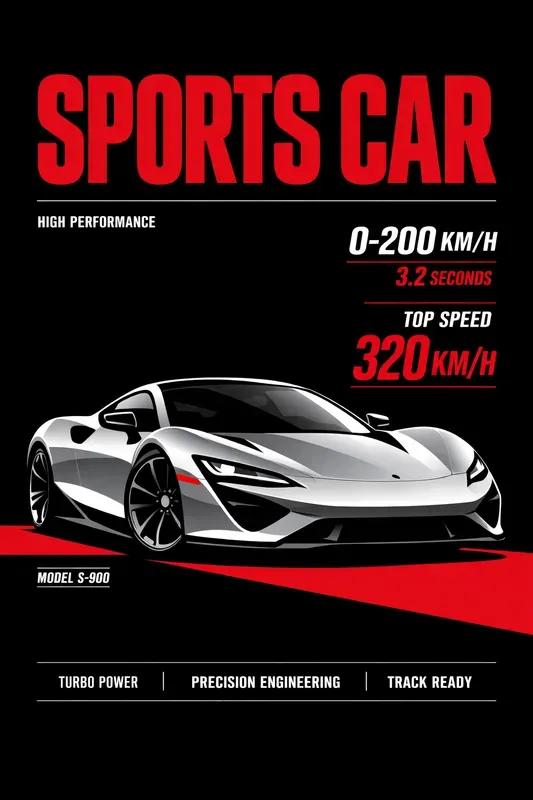 Modern Vehicle Poster Makers