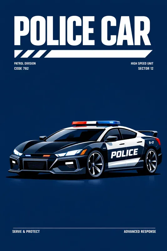 Modern Vehicle Poster Makers